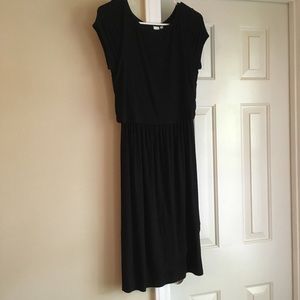 Black Gap Nursing Short Sleeve Dress -XS